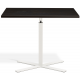 Boost Gas Lift Single Leg Table for Rectangular Tops